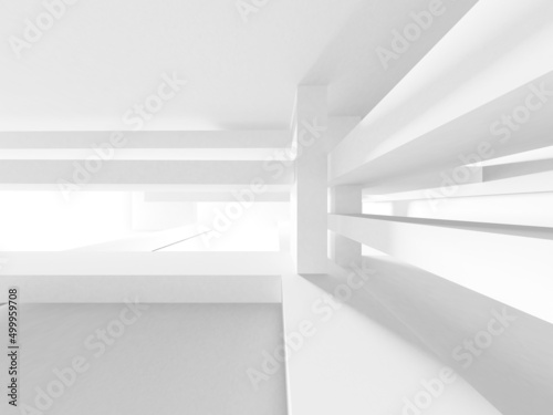 Wallpaper Mural White Modern Background. Abstract Building Concept Torontodigital.ca