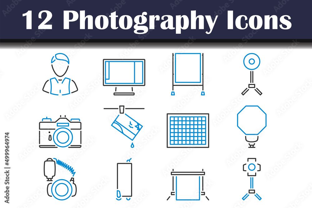 Photography Icon Set Photography Icon Set