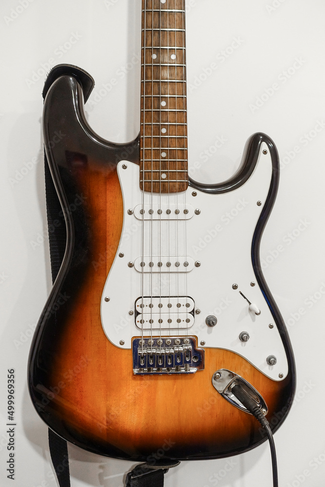 Fototapeta premium Stratocaster electric guitar sunburst