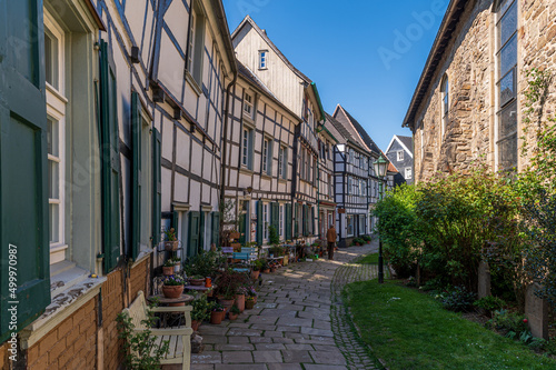 Fachwerkhäuser in der historischen Altstadt von Hattingen
 photo
