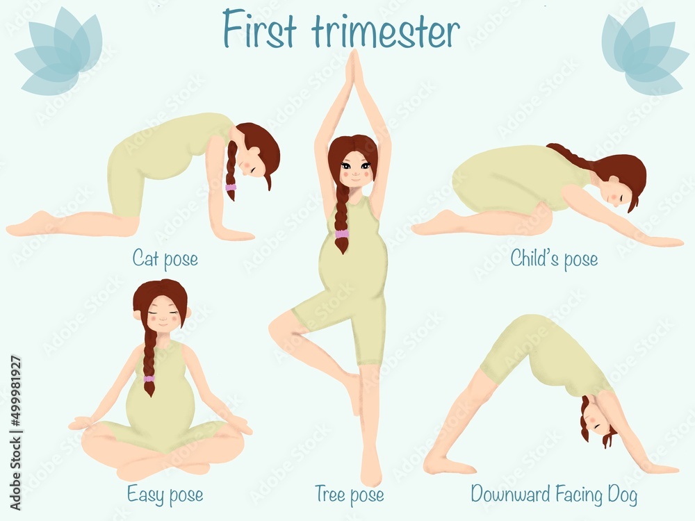 7 Essential Yoga Poses for the First Trimester of Pregnancy - Fitsri Yoga