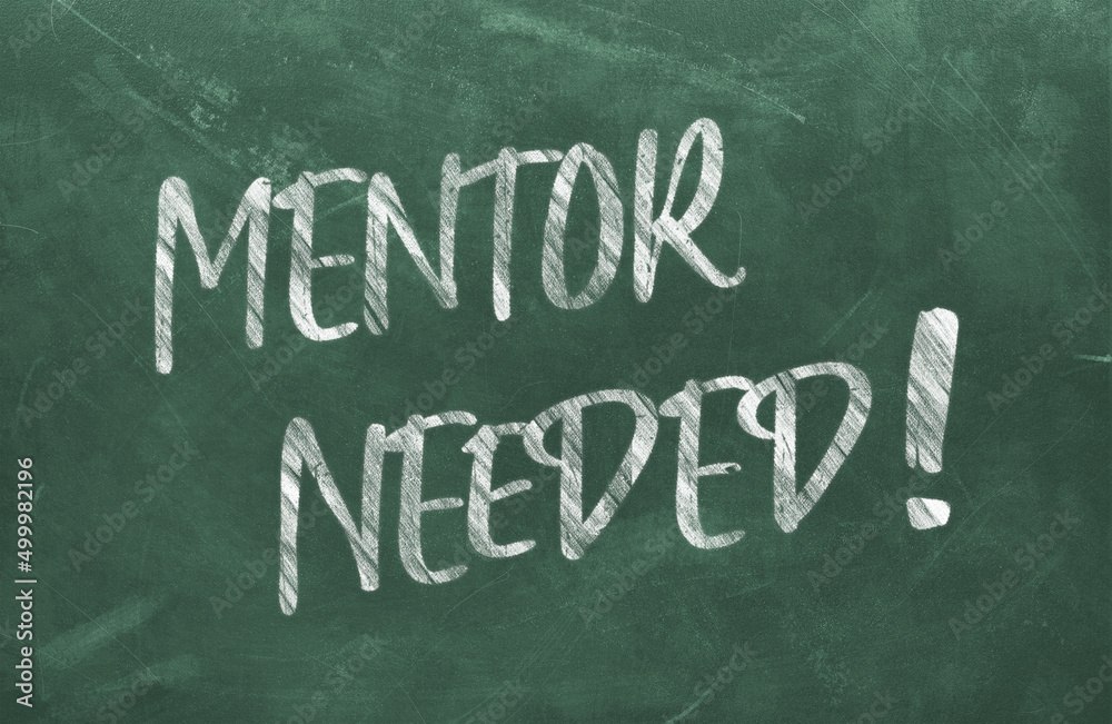 Fototapeta premium Word writing text Mentor Needed. Business concept for Employee training under senior assigned act as advisor.