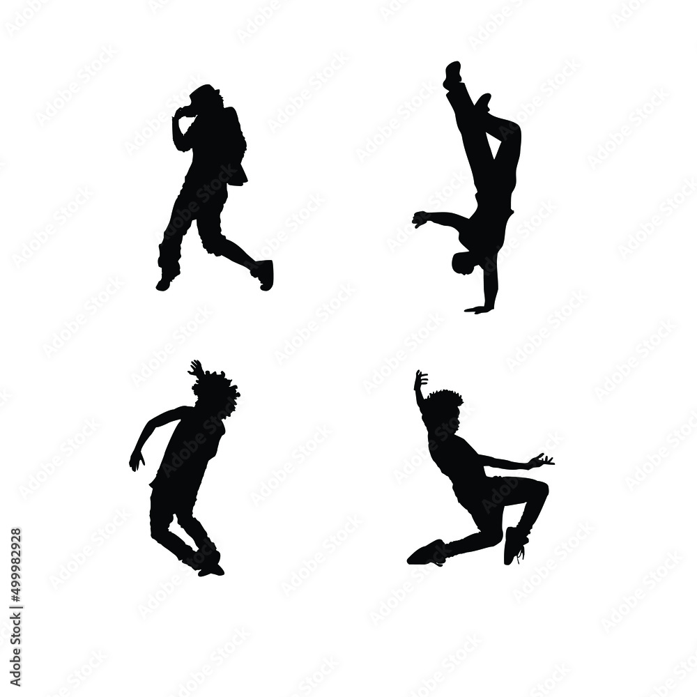 splashed dancers silhouettes
