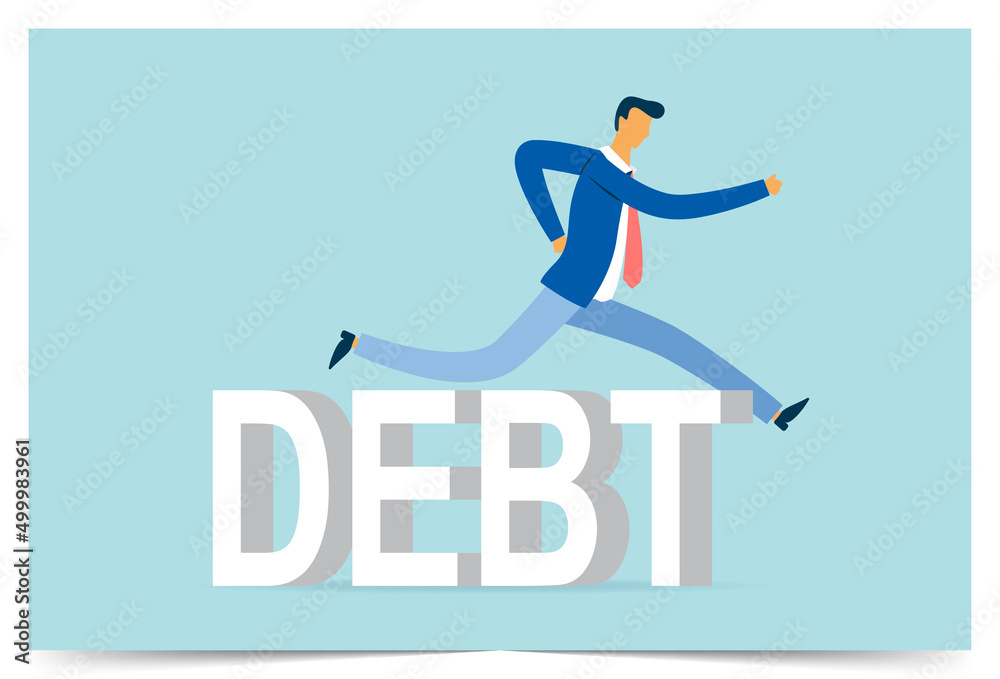Business people go out of debt Business people go out of debt