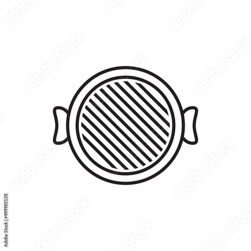 Pan cooking logo vector