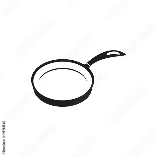 Pan cooking logo vector