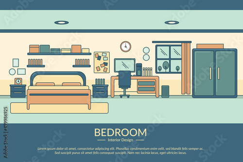 Minimalist modern Bedroom interior design