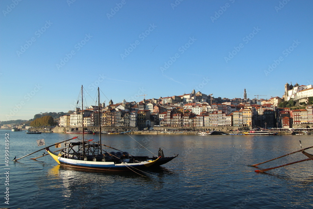 boat on the douro river