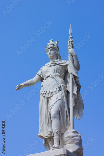 Liberty Statue near Palazzo Pubblico in San Marino Republic