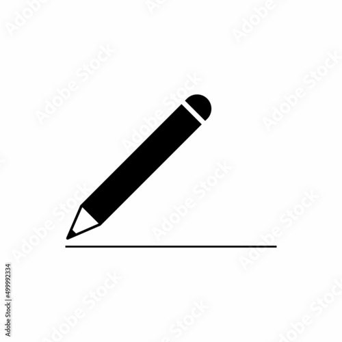 Pencil icon symbol for your illustration