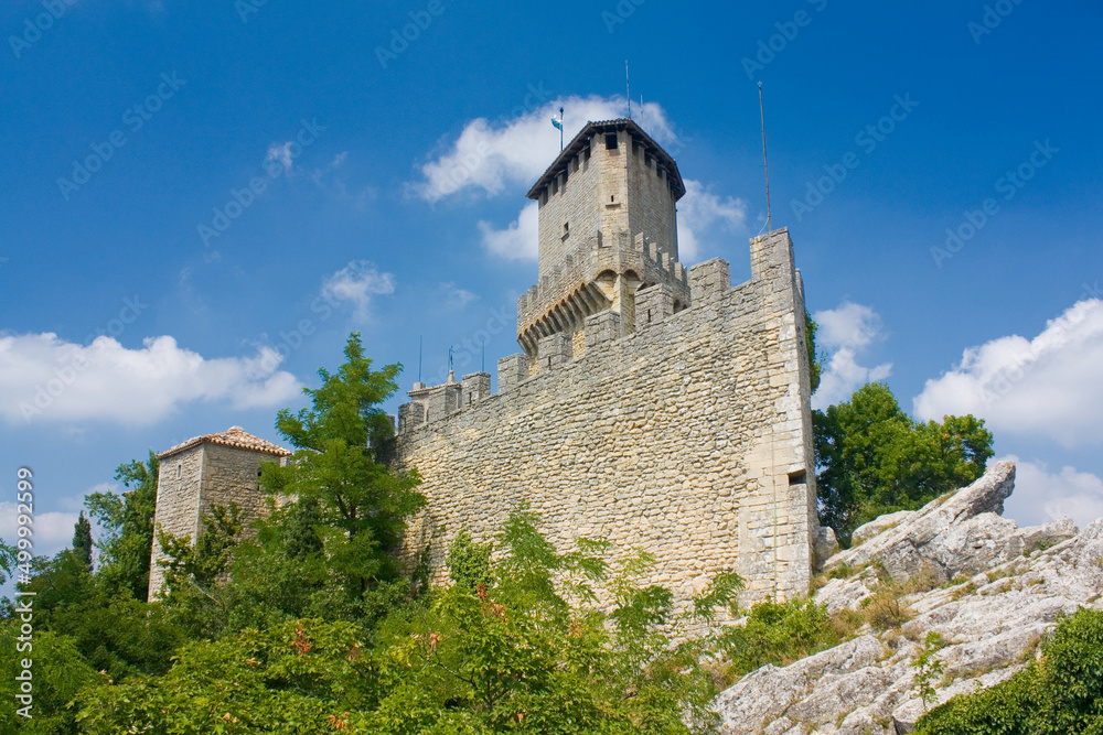 Cesta Tower is Second Tower in Old Town in San Marino	
