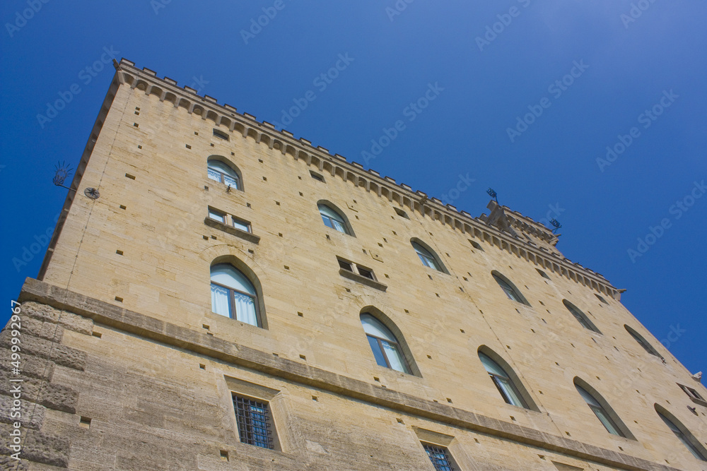 Pictureque buildings of Old Town in San Marino Pictureque buildings of Old Town in San Marino