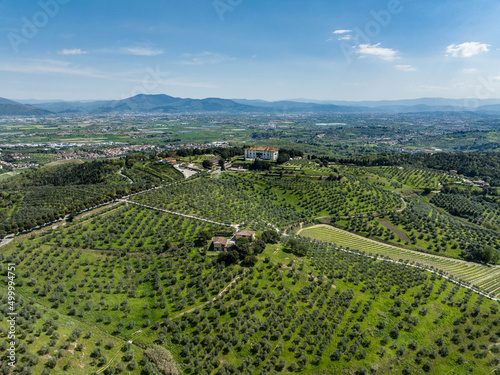 Panorama toscana, Artimino, Villa La Ferdinanda  photo