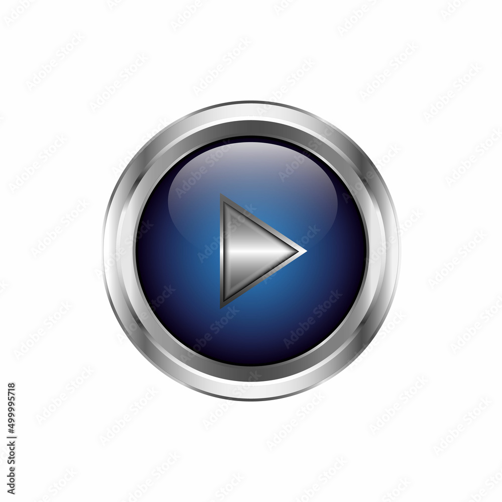 Play button symbol vector for your illustration Play button symbol vector for your illustration