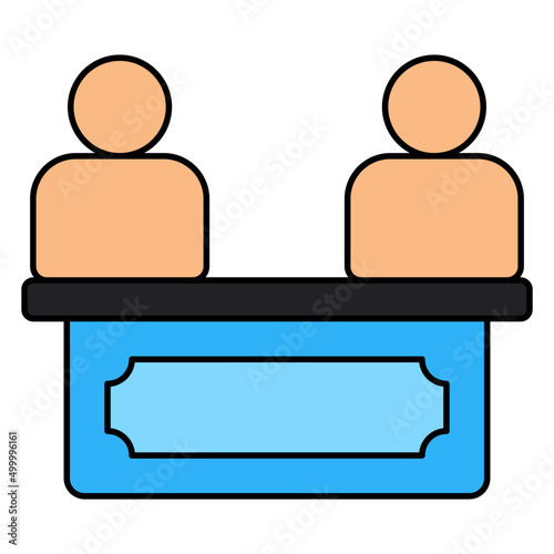 Amazing design icon of doctors jury