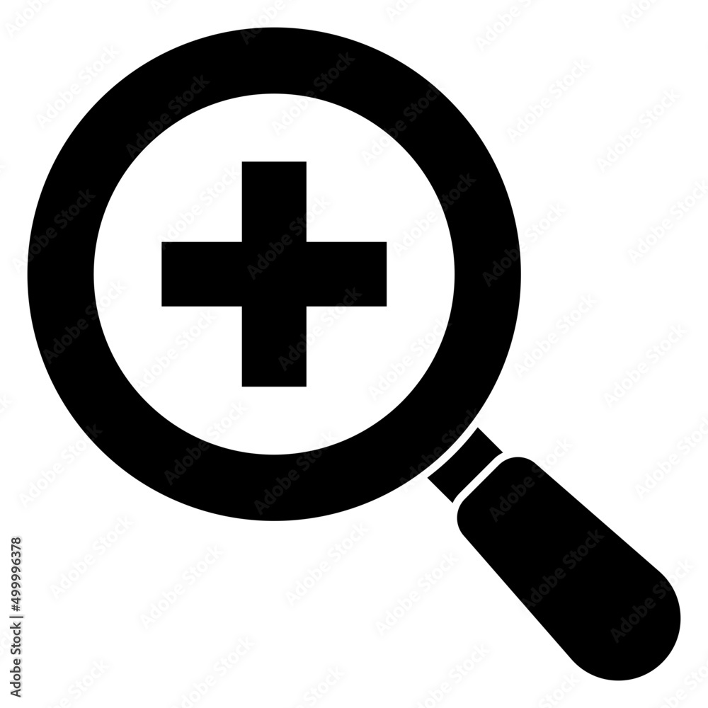 Conceptual flat design icon of medical research Conceptual flat design icon of medical research
