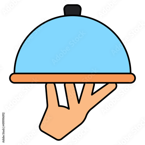 Trendy design icon of cloche