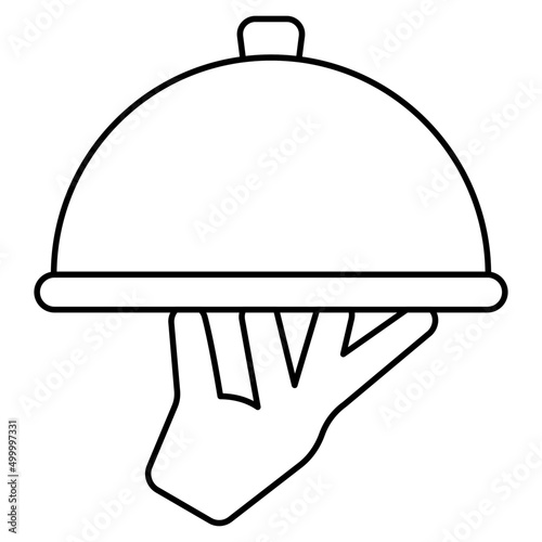 Trendy design icon of cloche