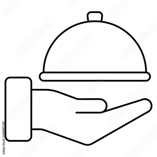 Trendy design icon of cloche