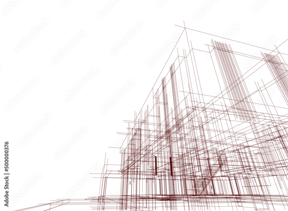 sketch of a house sketch of a house