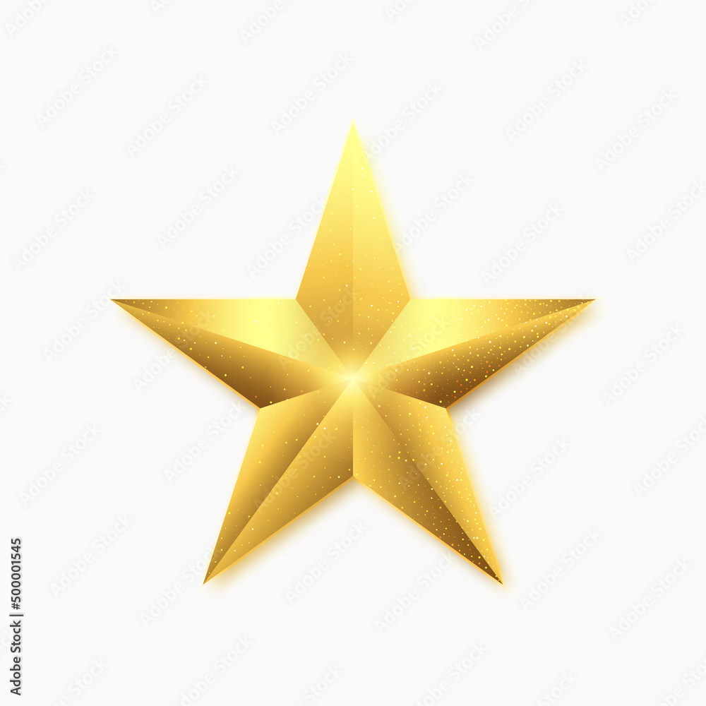 Star icon for graphic design projects.Gold shiny star. Star icon for graphic design projects.Gold shiny star.