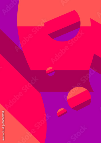 colorful abstract background with geometric shapes