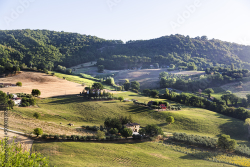 View of the little town of Serra san Quirico © lapas77