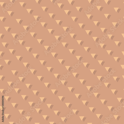 Pattern of beige triangles on a beige background 