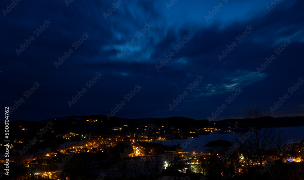 Night view from mountain Night view from mountain