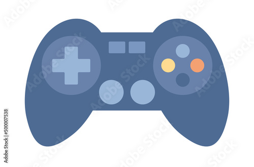 Joystick icon. Gamepad sign. Video game console. Vector flat illustration