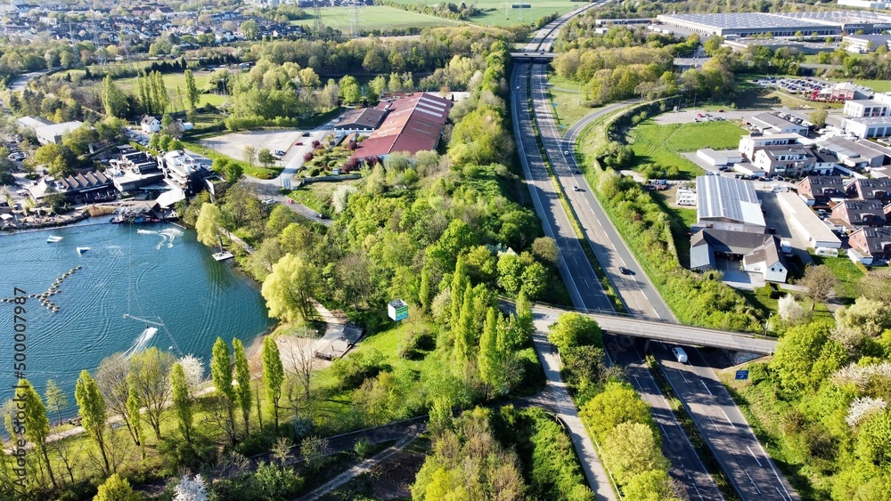 Fototapeta premium Wasserski Langenfeld