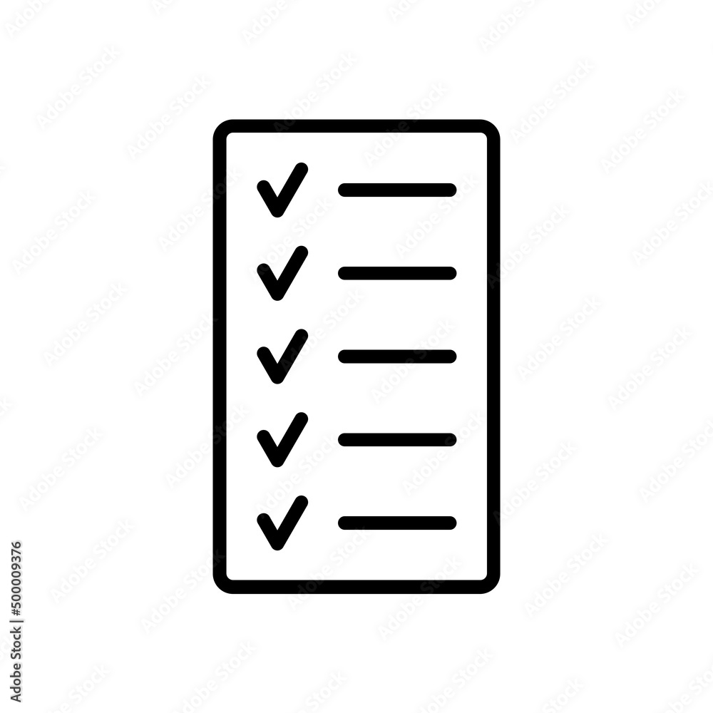 checklist new icon vector document checklist new icon vector document