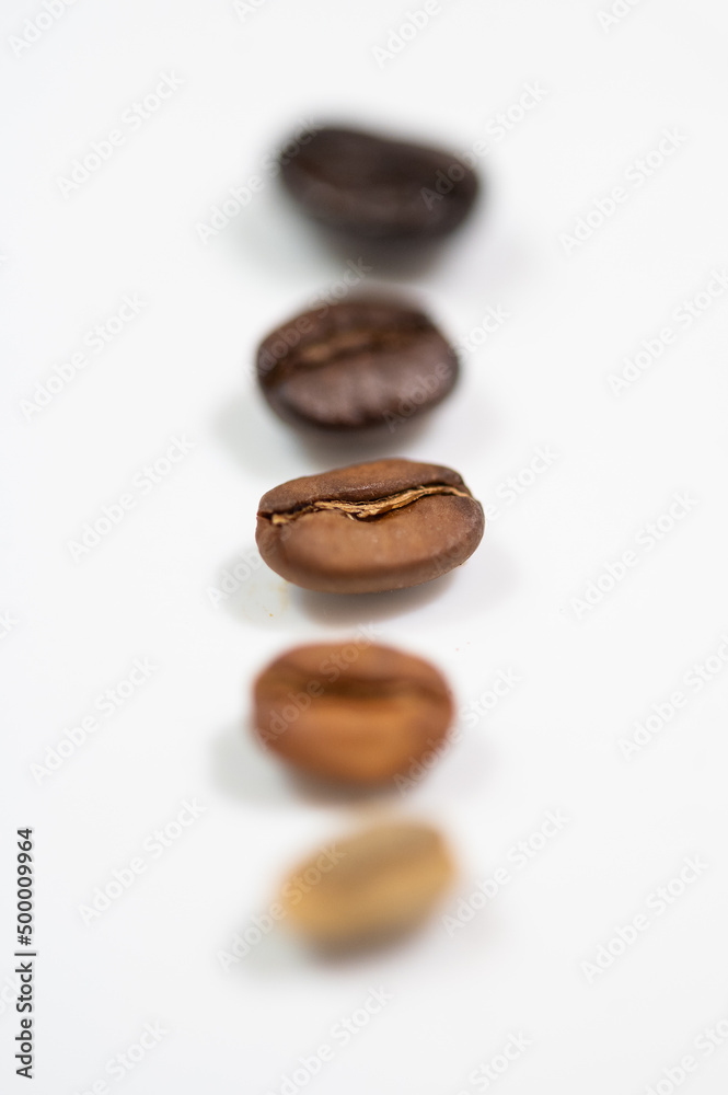 verschiedene Kaffeebohnen verschiedene Kaffeebohnen