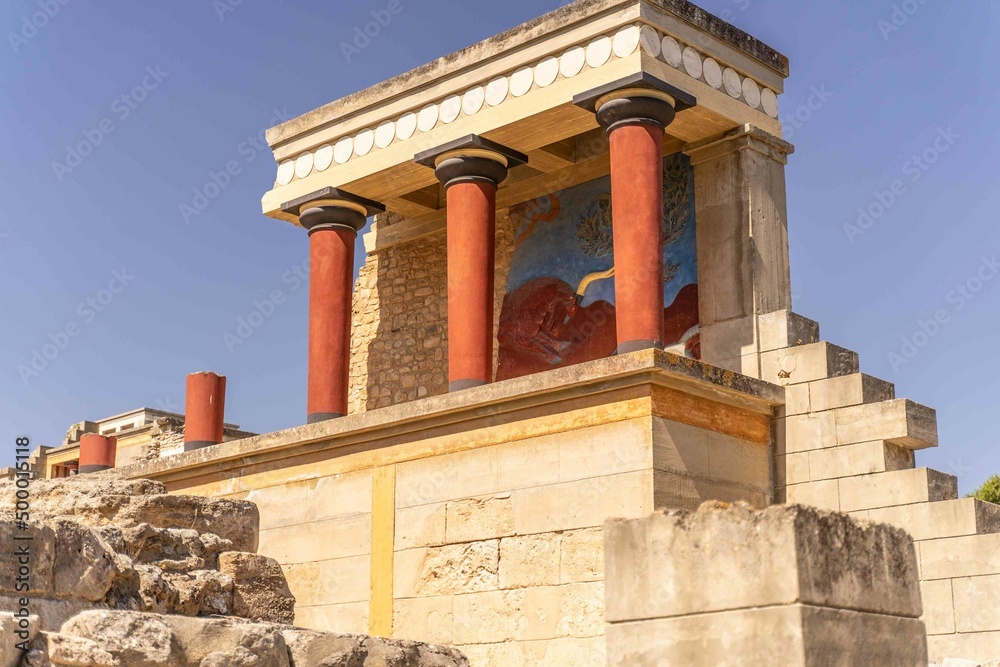 Ruines de Cnossos Grèce Antique