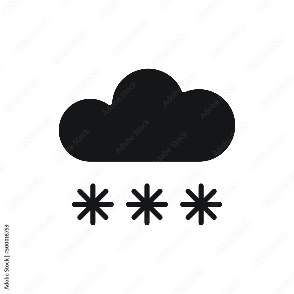 snow weather vector for icon symbol web illustration snow weather vector for icon symbol web illustration