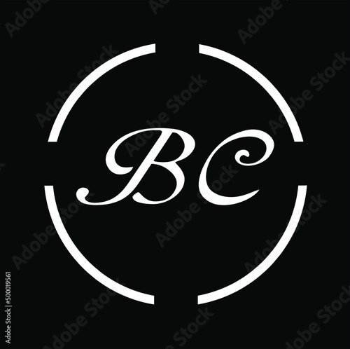 bc  letter logo design, bc icon design, bc vector logo.