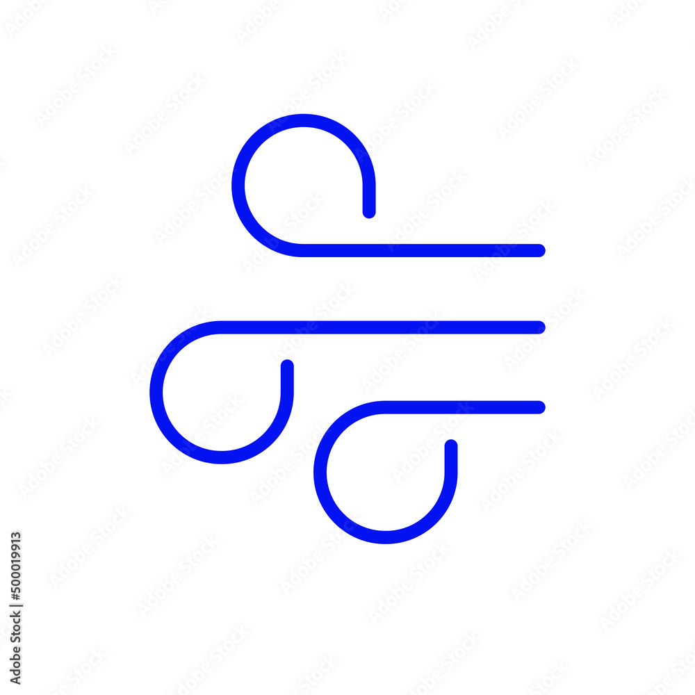 windy weather vector for icon symbol web illustration windy weather vector for icon symbol web illustration