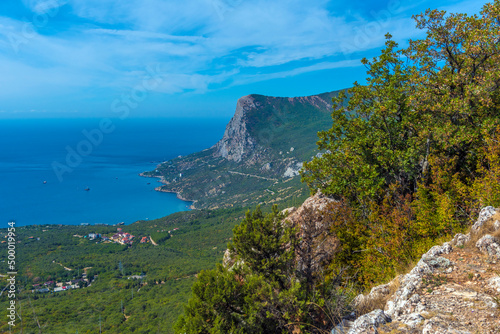 mountains of Crimea with sea view