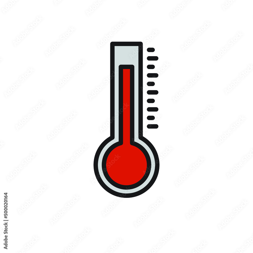 thermometer high weather vector for icon symbol web illustration thermometer high weather vector for icon symbol web illustration