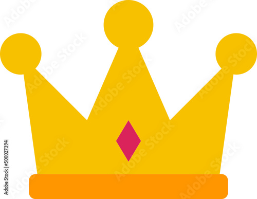 Crown flat icon