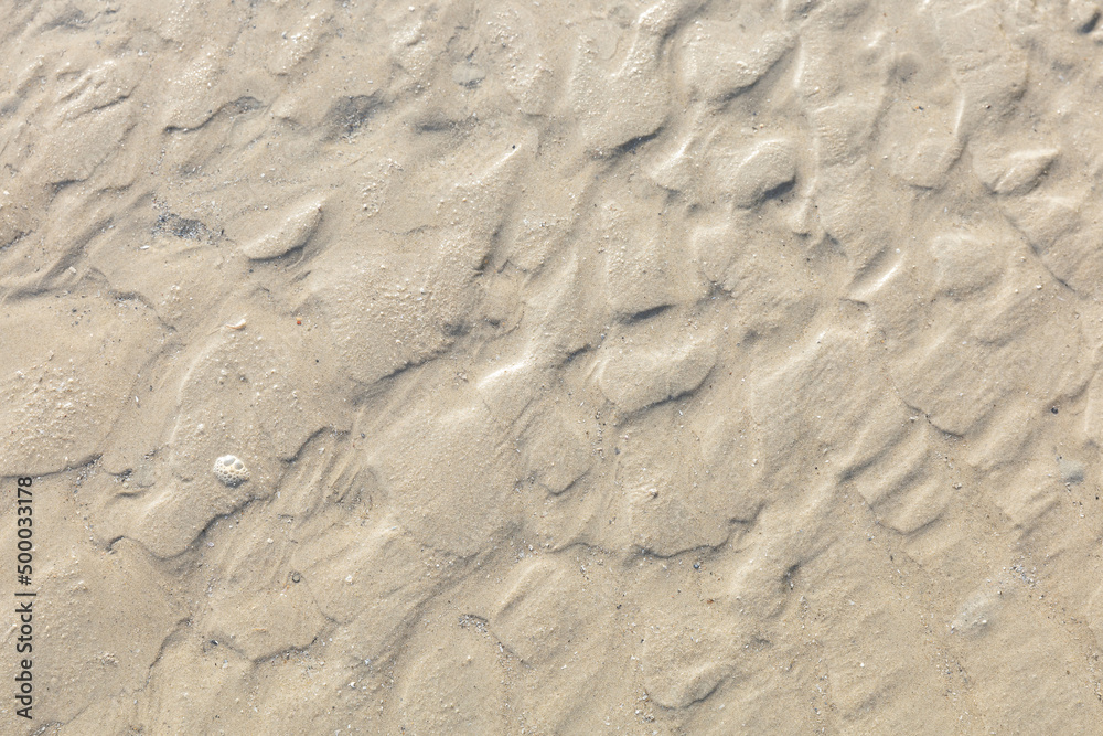 Sand on beach Sand on beach