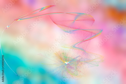 pink  abstract art blurred background with pastel color  modern wave   cover neon  web template