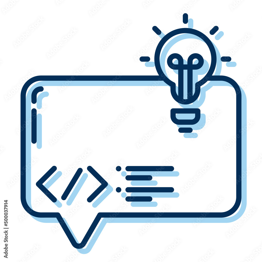 smart coding and chat bubble smart coding and chat bubble