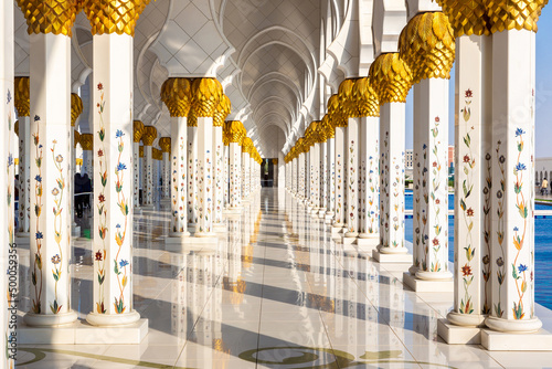 Sheikh Zayed Grand Mosque in Abu Dhabi