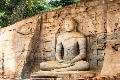 Gal Vihara in Polonnaruwa photo