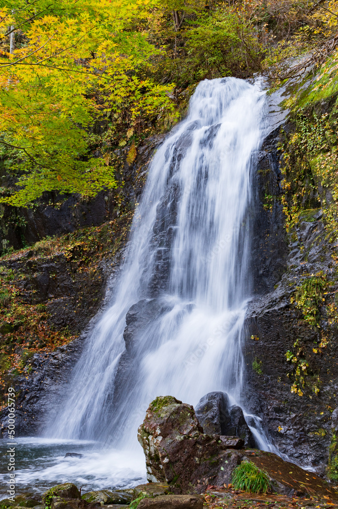 宇津江四十八滝　紅葉