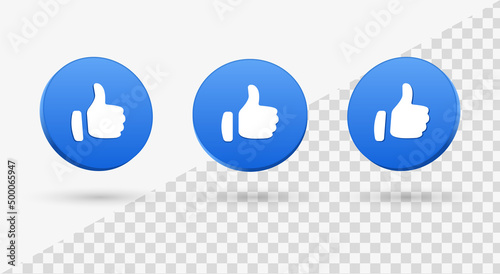 3d like icon thumbs up social sign in modern glossy speech bubble for social media notification icons - feedback rating buttons 3d social network reactions
