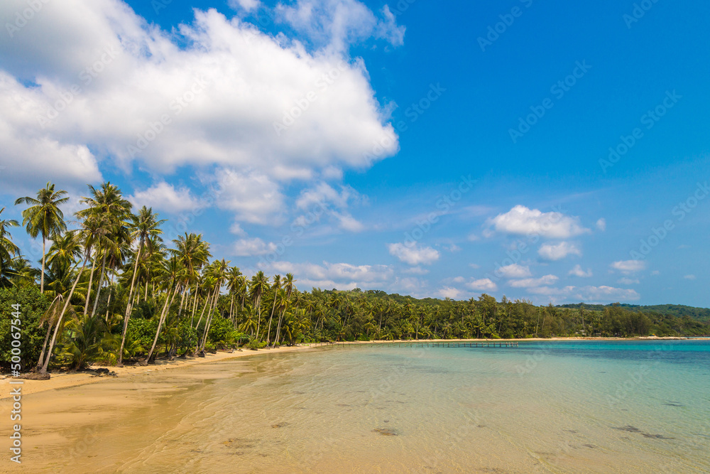 Obraz premium Tropical beach at summer day