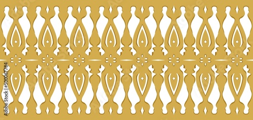 Floral pattern. wood carving pattern