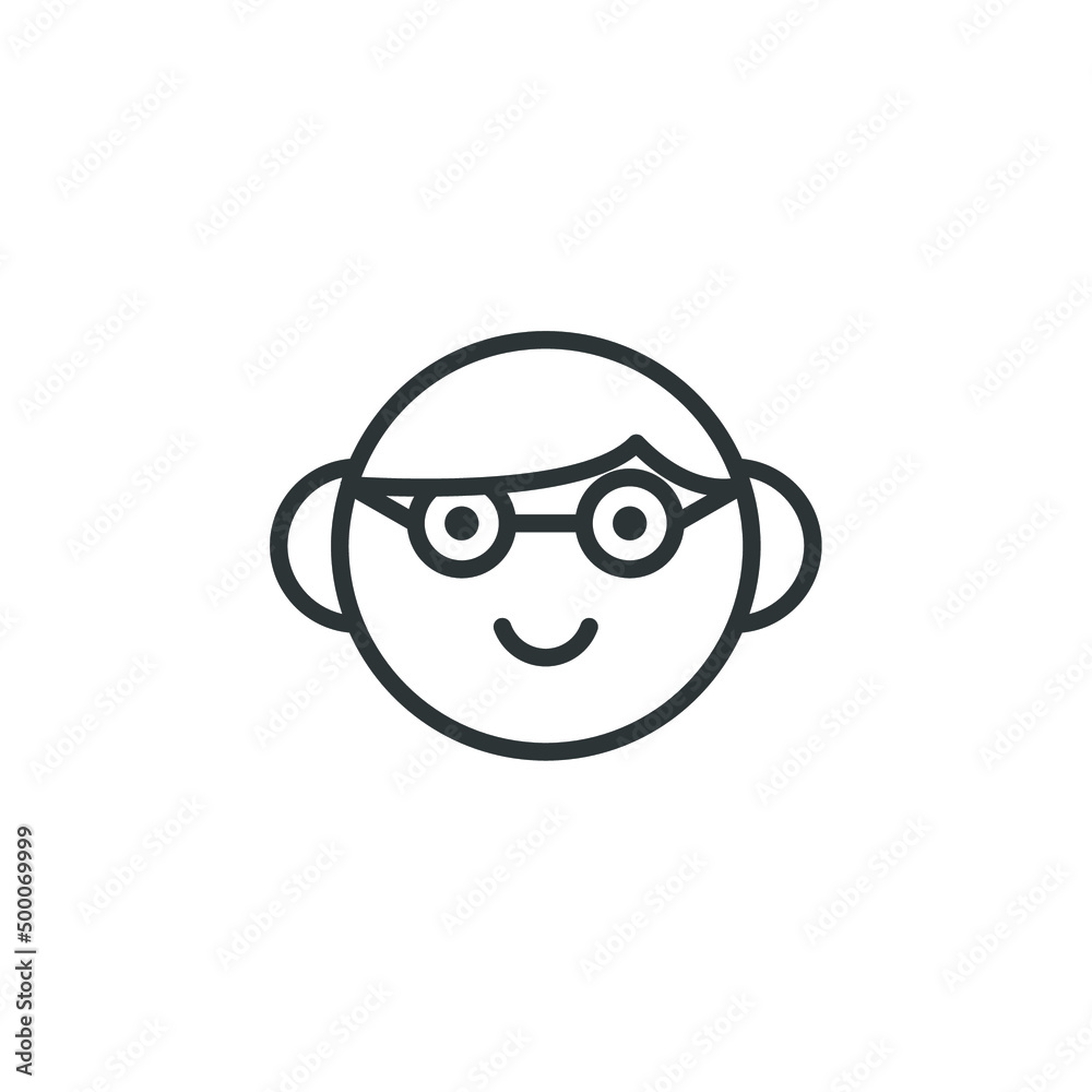 Vector sign of the Age symbol is isolated on a white background. Age icon color editable. Vector sign of the Age symbol is isolated on a white background. Age icon color editable.